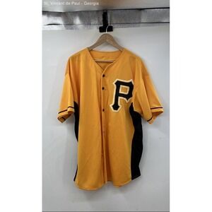 MLB Pittsburgh Pirate Baseball Jersey Unisex XL Yellow Black